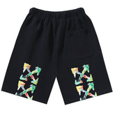 OFF-WHITE Brush Arrows Raw-Cut Shorts